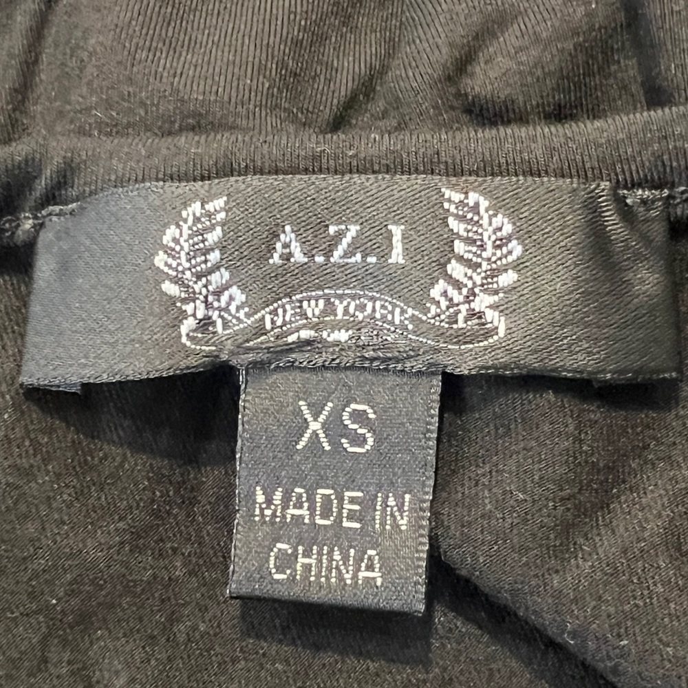 A.Z.I Women’s Black Embellished Scoop Neck Tank Top Size XS NEW - Picture 3 of 5